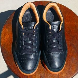 Barneys New York × FILA  RARE Leather/Suede Sneakers, 8, Black